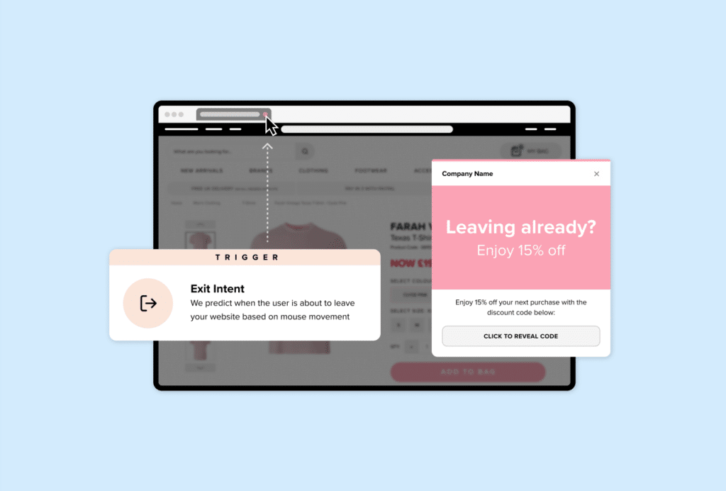 Turn Exiting Visitors into Loyal Customers with Exit-Intent Popups